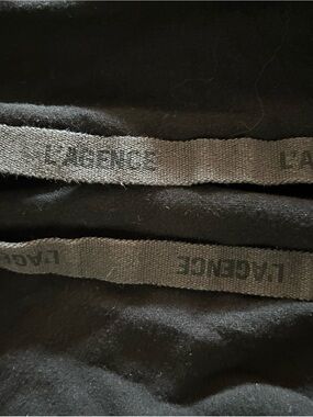 L'AGENCE Black Top with Branded Neck Label - ACCEPTING OFFERS